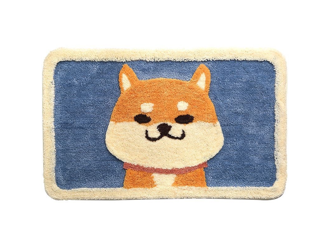 2026 alfombra de Baño Linjou Cute Dog, Algodón Microfibra Suave, Absorbente Y Antideslizante, Lavable a Máquina