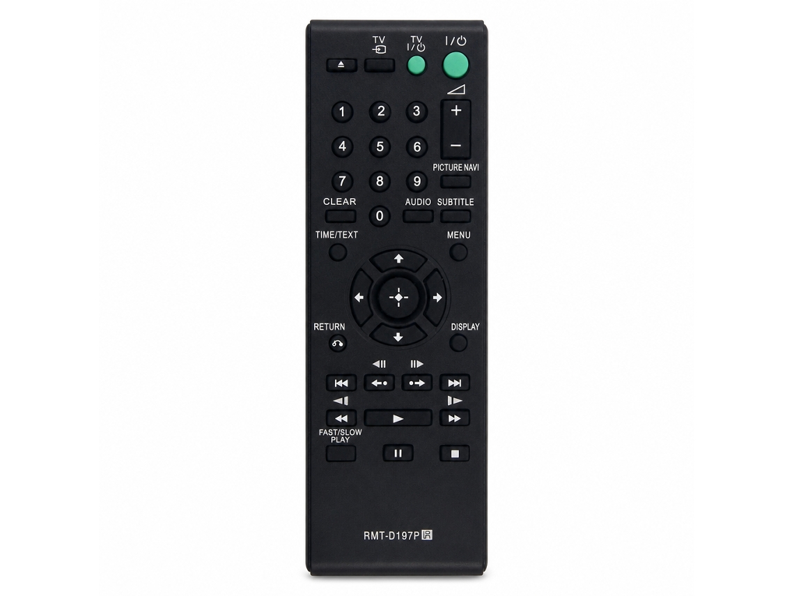 Comando À Distância Para Leitor De Dvd Sony Rmt-d197p, Controlo De Tv E Reprodução_dae