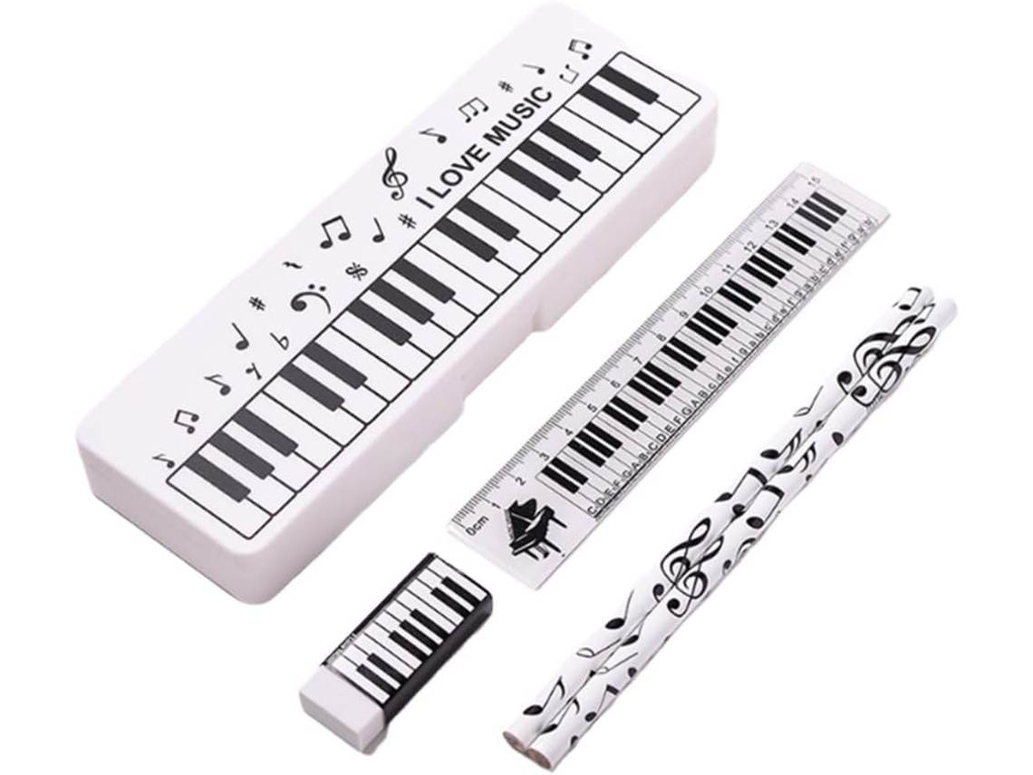 Conjunto De Material Escolar Musical, Presente Para Volta Às Aulas