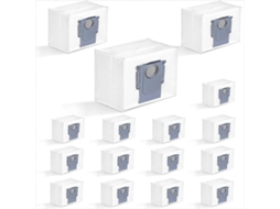Conjunto De 16 Sacos De Pó Para Aspiradores De Pó Q5/q5+/q5/max+/s7/s8 Pro Ultra/q8 Maxv/q10 S5+/g10s + Peças
