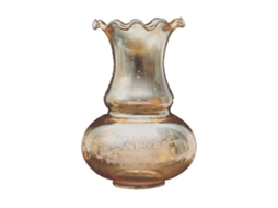 Abajur de Vidro Irene 15X13Cm Boca Âmbar 5Cm