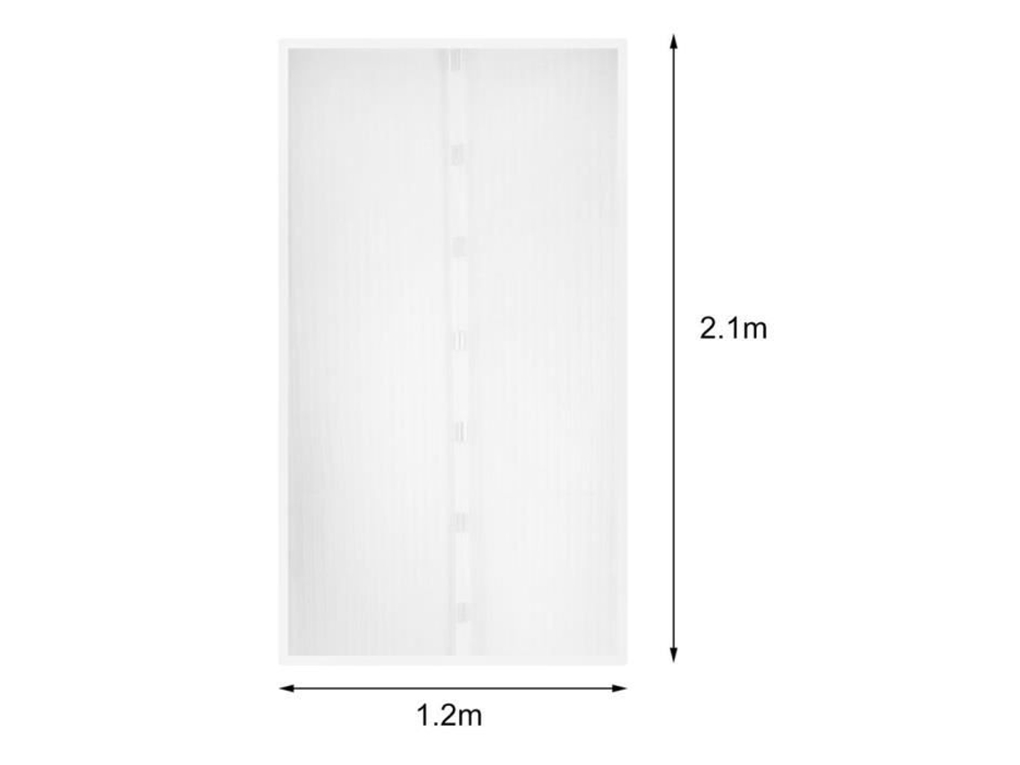 Cortina anti-mosquito de verão Cortinas magnéticas Tela de porta com fechamento automático OUTAD