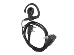 Fone De Ouvido Para Rádio De 2 Vias G Shape Com Microfone 2 Pinos Para Kenwood E Baofeng