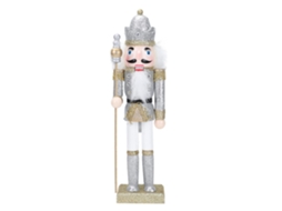 Laxiscreed Presépio De Natal Com Soldado De Madeira E Rei, Figuras Decorativas Para Festas, 1 Peça
