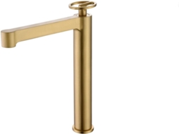 Torneira Monocomando de Cano Alto para Lavatório em Latão Dourado MICE COLLECTION