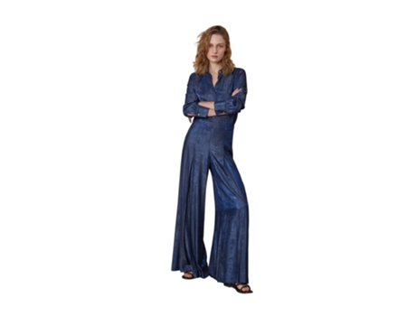 Calças De Mulher Penny Black Lungo Sandalo Altro Azul (44)
