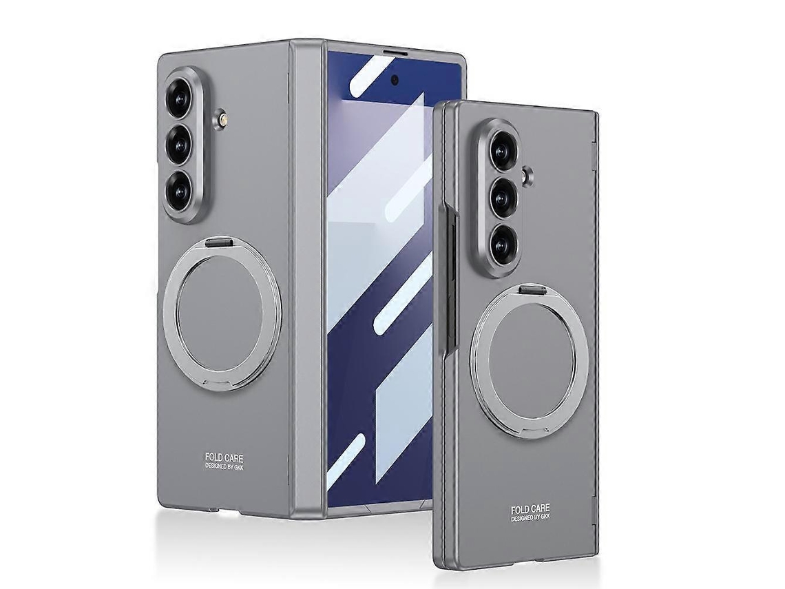 Capa Para Celular Gkk Com Dobradiça Magnética Integrada, Cobertura Total E Suporte Giratório Para Samsung Galaxy Z Fold7 5g.