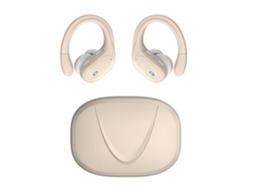 Fones De Ouvido Esportivos Sem Fio Tws (bege), Com Microfone Com Cancelamento De Ruído E À Prova D'água.