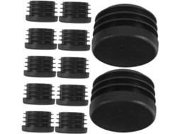 Yardenfun Conjunto De 120-protetores Pés Cadeira Redondos, Diâmetro Interno, Antiderrapantes, Para Tubos De Metal