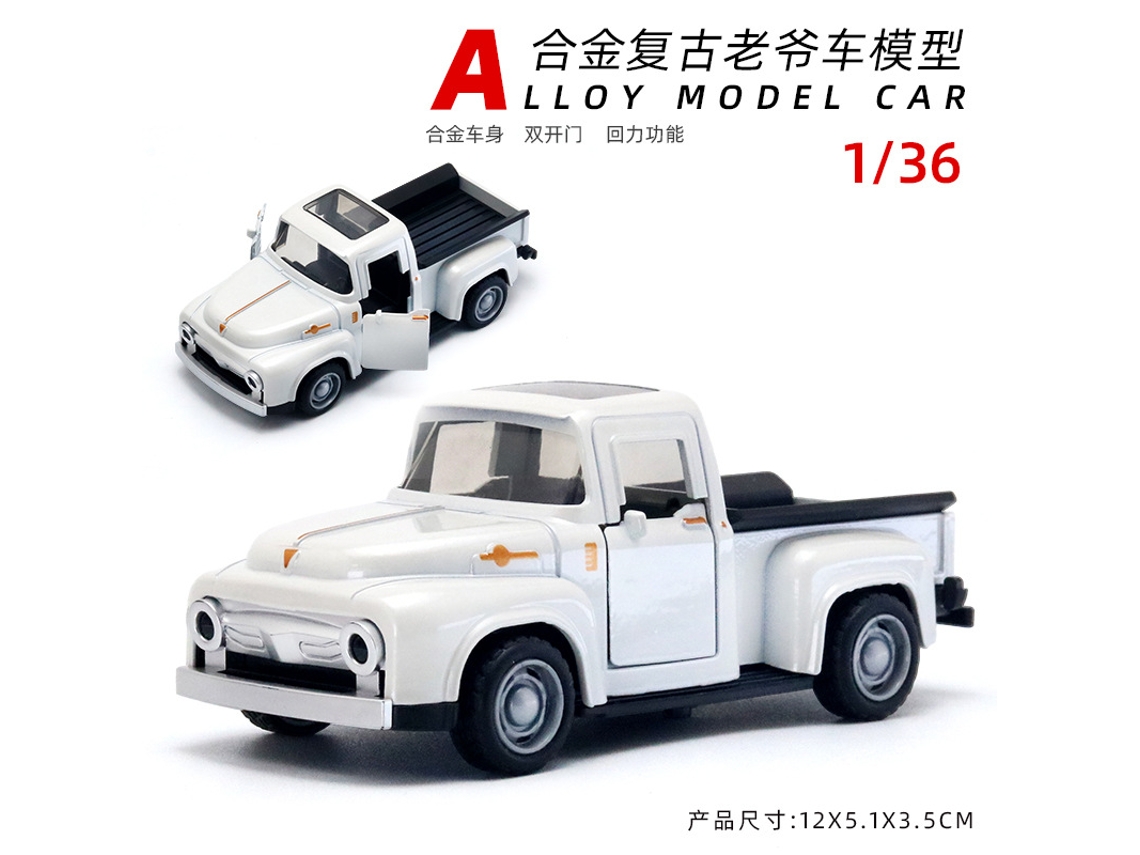 Miniatura de Carro em Escala 1/36, Feita em Metal Fundido, Presente para Crianças. MDUG