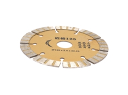 Disco de serra diamantado segmentado de 125 mm para cortar concreto, pedra, mármore e granito.