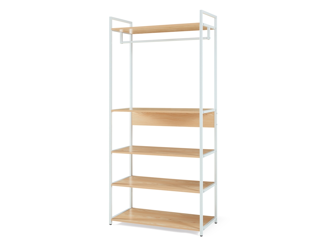 Bengaleiro Larem Com 2 Gavetas 180x120x40cm Efeito Carvalho [EN.CASA]
