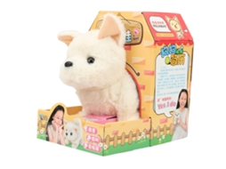 Primerox cão de Pelúcia Elétrico Simulado Interativo com Funcionalidades para Bebês e Presente