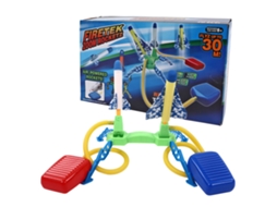 Ats juego Educatsivo de Cohete para Niños Con Pedal Set de Juguete Cohete Lanzador para Jugar Al Aire Libre