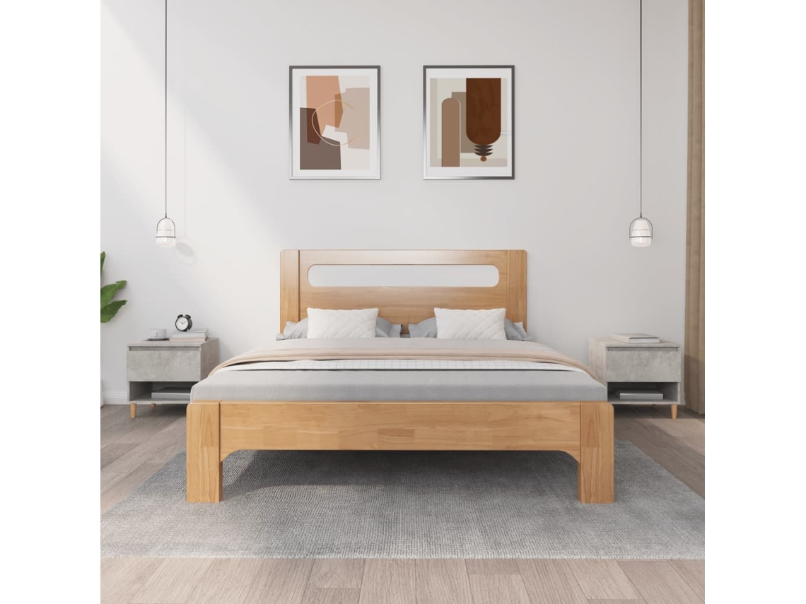 Vidaxl Mesas De Cabeceira 2pcs 50x46x50cm Deriv. Madeira Cinza Cimento