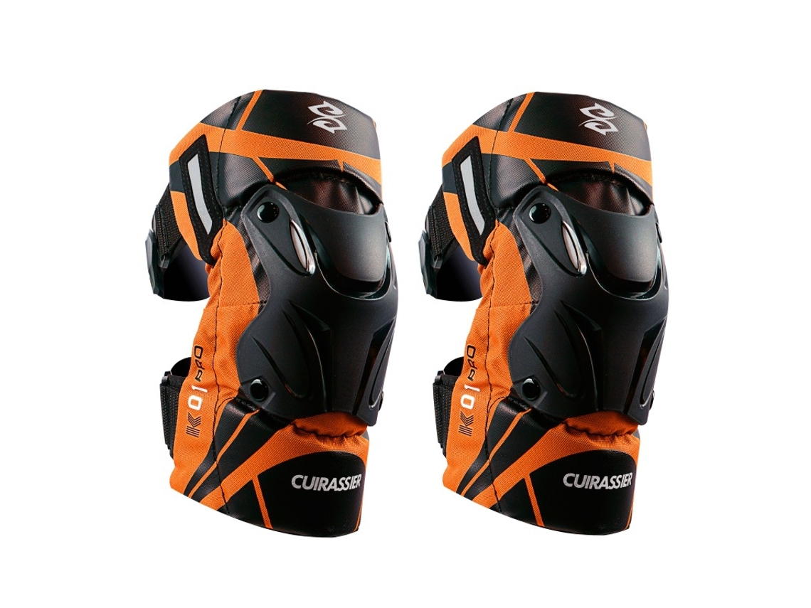 Proteção de Joelho para Moto off road orange 25.8*15cm AOZORZ