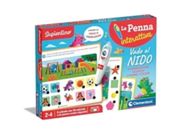 Jogo Educativo Interativo Sapientino Clementoni Vá Para O Ninho Caneta Falante Pilhas Incluídas