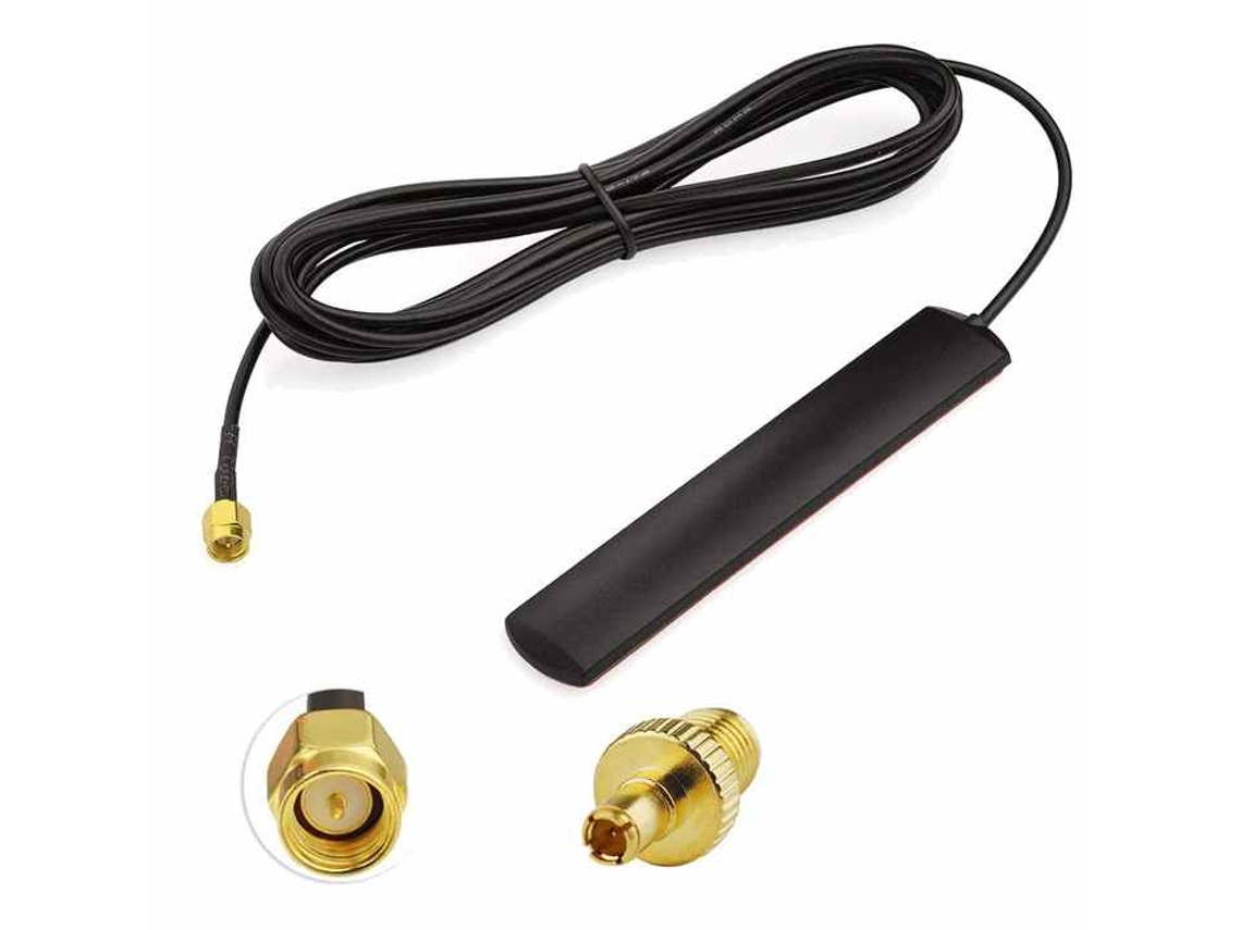 Antena Omnidirecional Gsm 4g Lte Com Conector Sma Macho Para Ponto De Acesso Veicular, Roteador, Gateway E Modem
