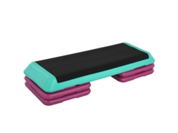 Step Aeróbico Antideslizante para Fitness,altura Regulável 3 Níveis,110x40x20cm,multicolor BTFORUS