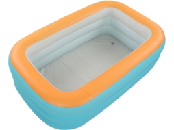 Piscina Inflável de 3 Camadas Reforçada em Pvc para Quintal CHABERLU