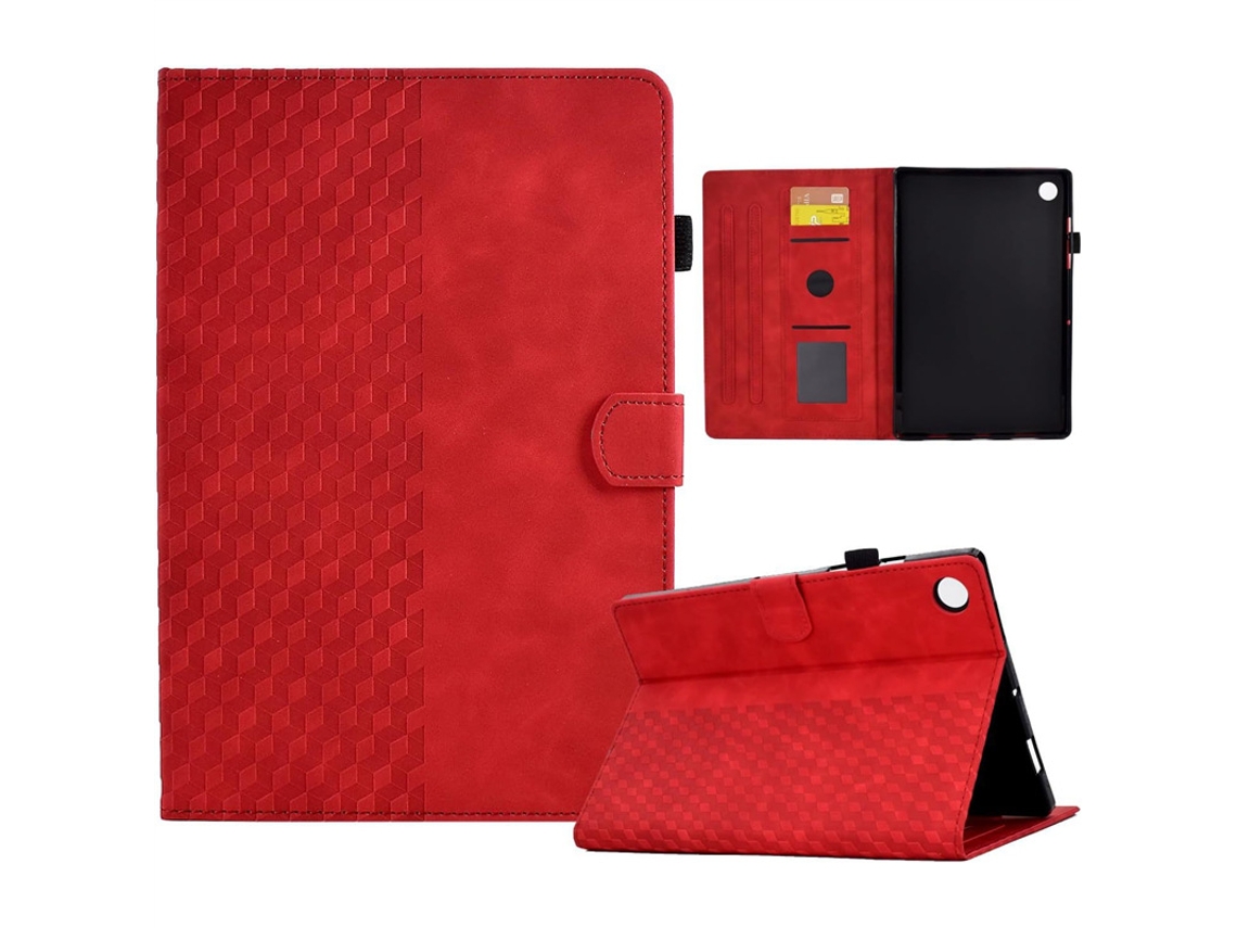 Capa Para Samsung Galaxy Tab S10fe Plus (13.1") Vermelho Cuich