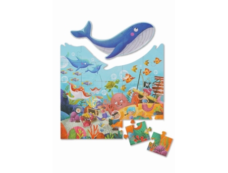 Grande Puzzle Da Baleia Lt010 Tooky Land Tooky Land