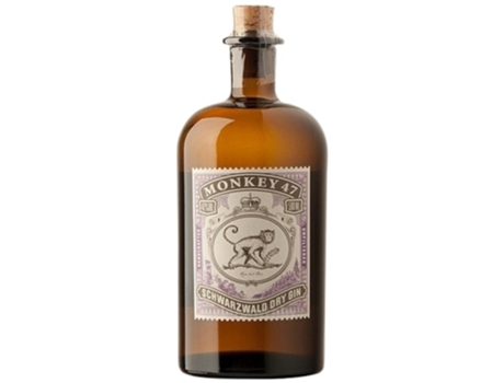 Gin BLACK FOREST Black Forest Monkey 47 Schwarzwald Dry Gin (0.5 L - 1 unidade)