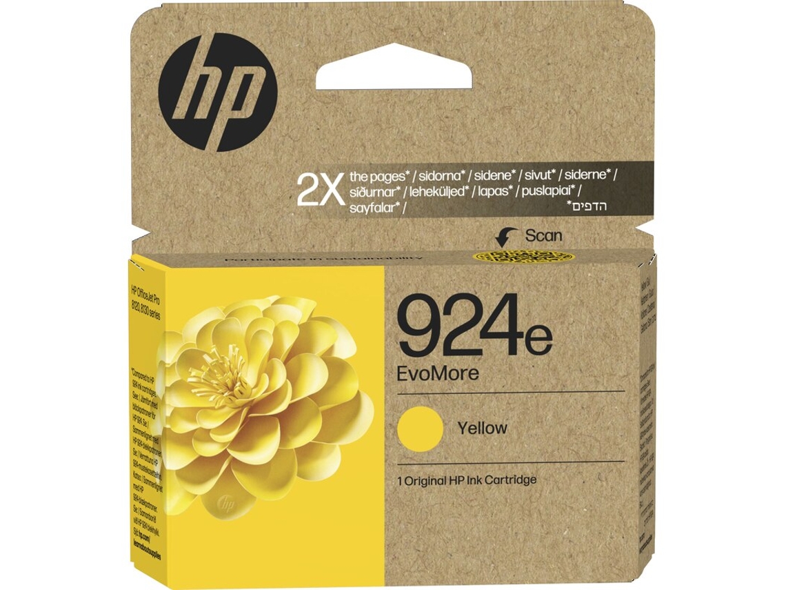 Hp 924e Cartucho Amarillo Officejet Pro 8120, 8130 Series