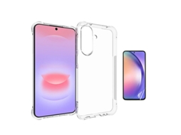 Kit Capa Traseira Super Proteção Película De Hydrogel Frente Transparente Gift4me Para Samsung Galaxy A27 5g - Transparente