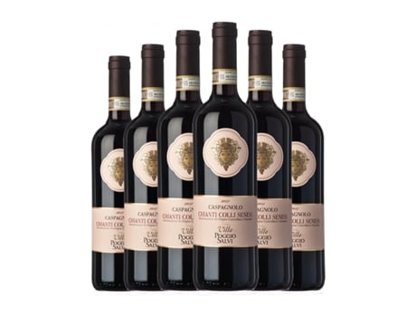 Vinho POGGIO SALVI Caspagnolo Chianti (0.75 L - 6 Unidades)