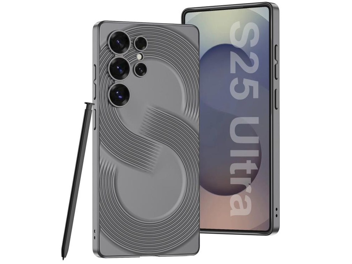 Para Samsung Galaxy S25 Ultra 5g, Capa De Celular Com Suporte Para Pulseira Ultrafina, Caneta Stylus Não Incluída Csyy (cold Mountain Ash)