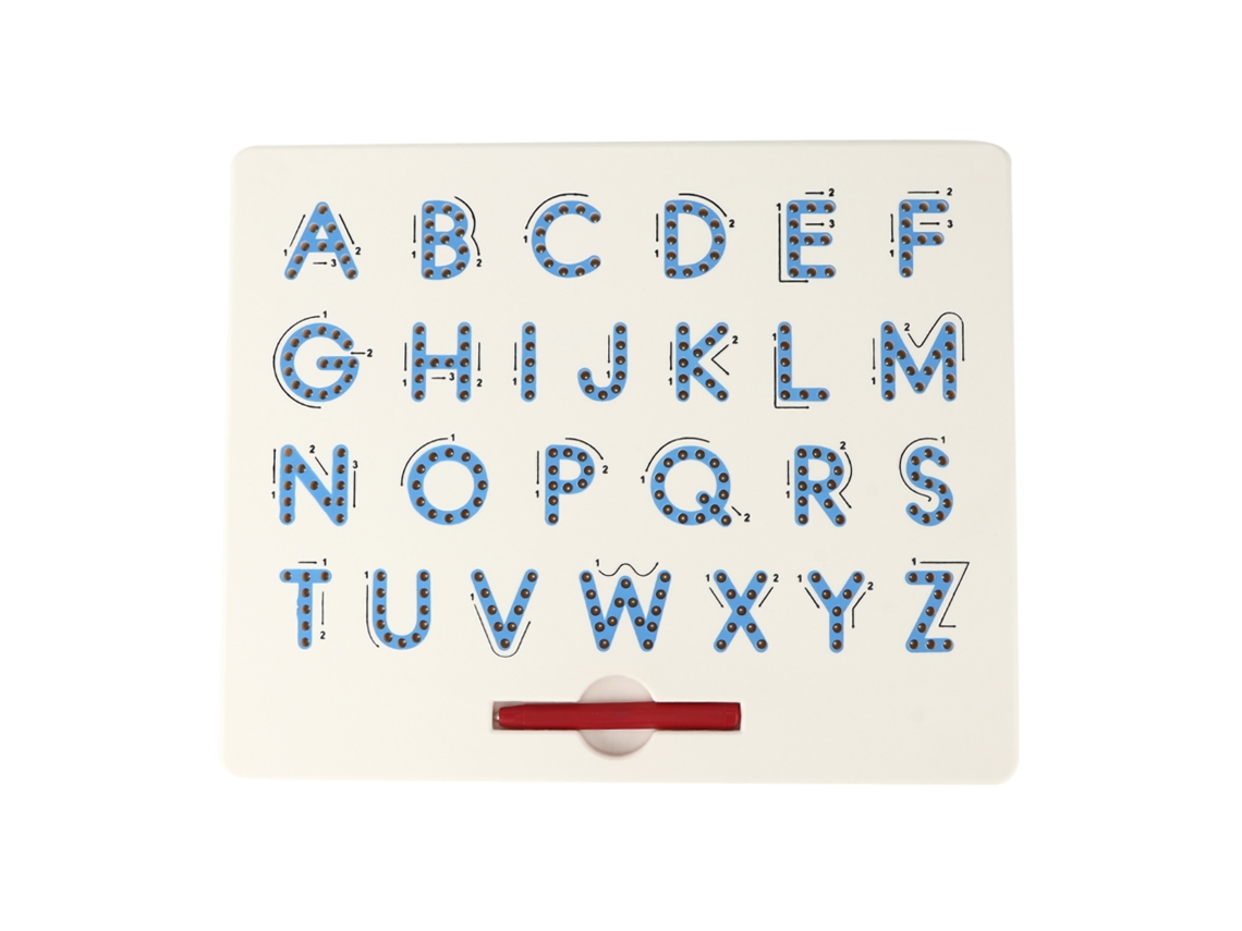 Bj-Magic Board of Drawing and Writing Letters Az Brinquedo Educativo para Crianças (azul)