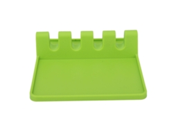 2026 repouso de Utensílios de Silicone Multifuncional com Almofada Anti goteo para Bancada de Cozinha Verde