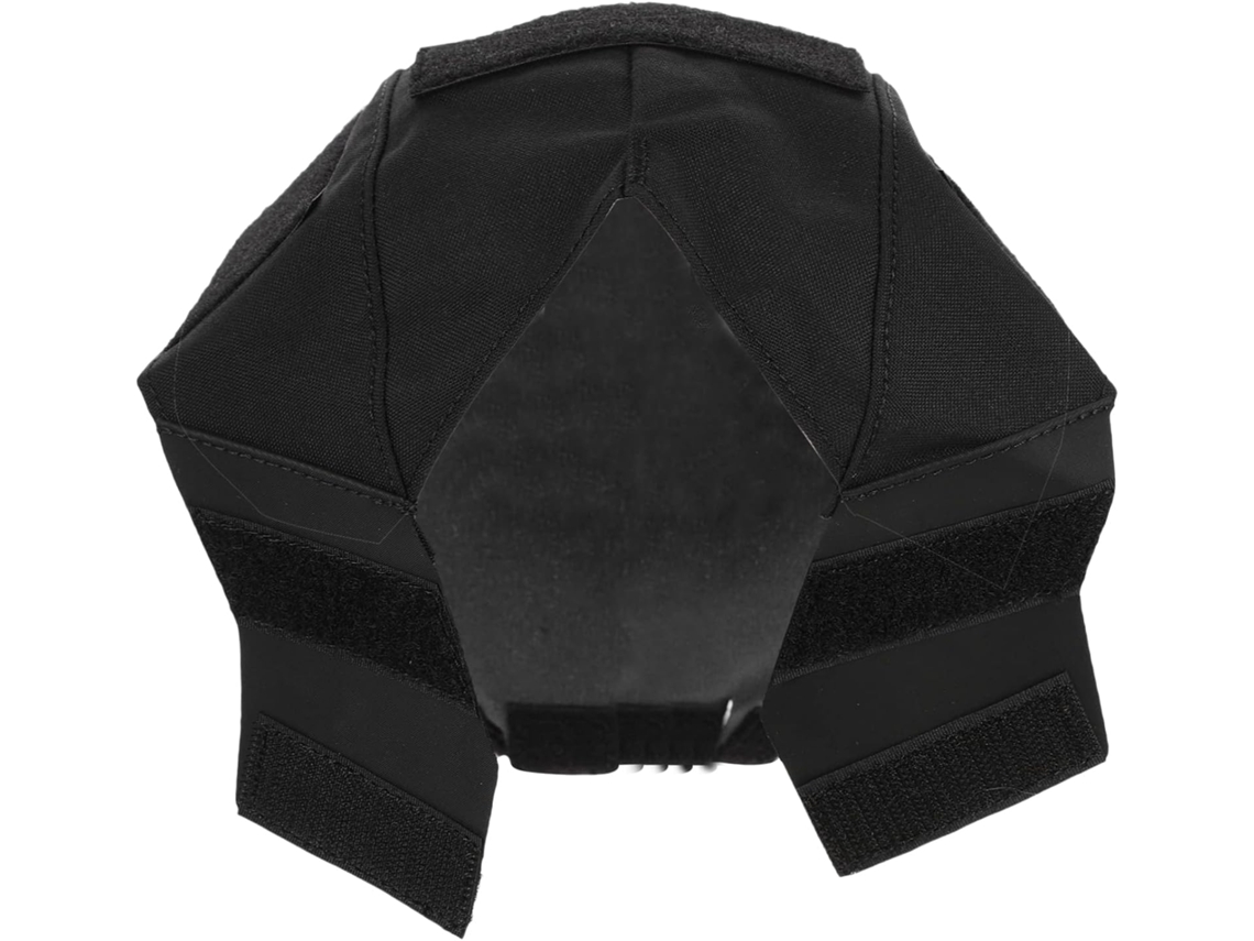 Capa Para Capacete Em Nylon, Preta, Estilo Militar, Resistente Ao Desgaste.
