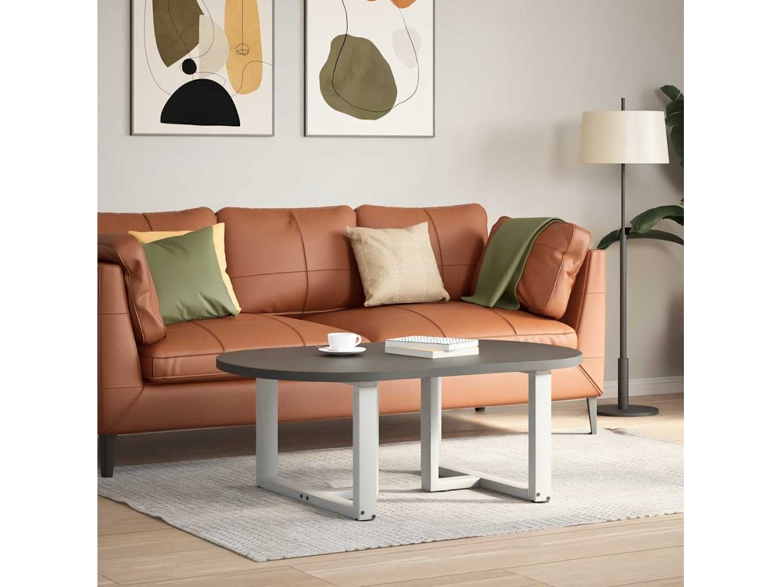Pernas Mesa Centro 2 Pcs Forma De T 70x25x Cm Aço Branco Wsd76014 Lovely Home (42 43)