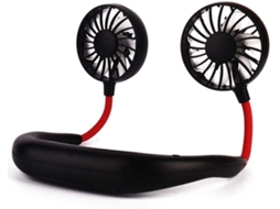 Ventilador USB de pescoço portátil S/MARCA, 1200m, uso doméstico e externo