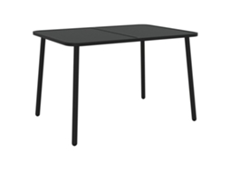 Maison Exclusive - Mesa De Jardim 110x80x71 Cm Aço Antracite