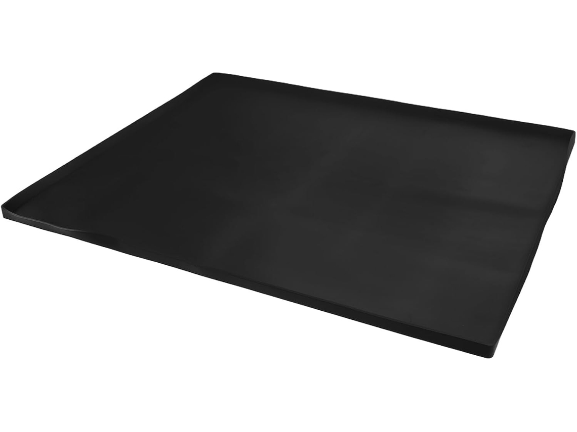 Bandeja de silicone para lava-louças Frcolor com borda elevada, tapete protetor para evitar derramamentos e proteger o aparelho.