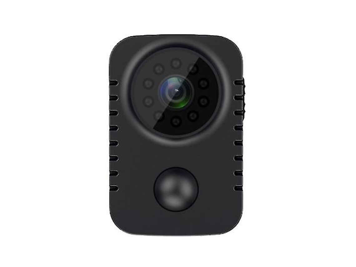 Minicâmera espiã Bestvite Full HD 1080p com detecção de movimento PIR e visão noturna (preta)
