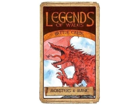 Livro Legends of Wales Battle Cards Monsters and Magic de Huw Aaron (Inglês)