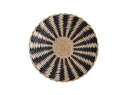 Decoração De Parede Infantil Palha Tecida Estilo Bohemiano 30cm