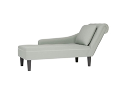 Vidaxl Chaise Lounge C/ Almofada/apoio De Braços Direito Veludo