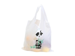 Saco de Compras Punho Robusto Boa Aderência Cartoon Design Saco de Supermercado Dobrável Animal Padrão Storag Fruta Storag GOKOCO