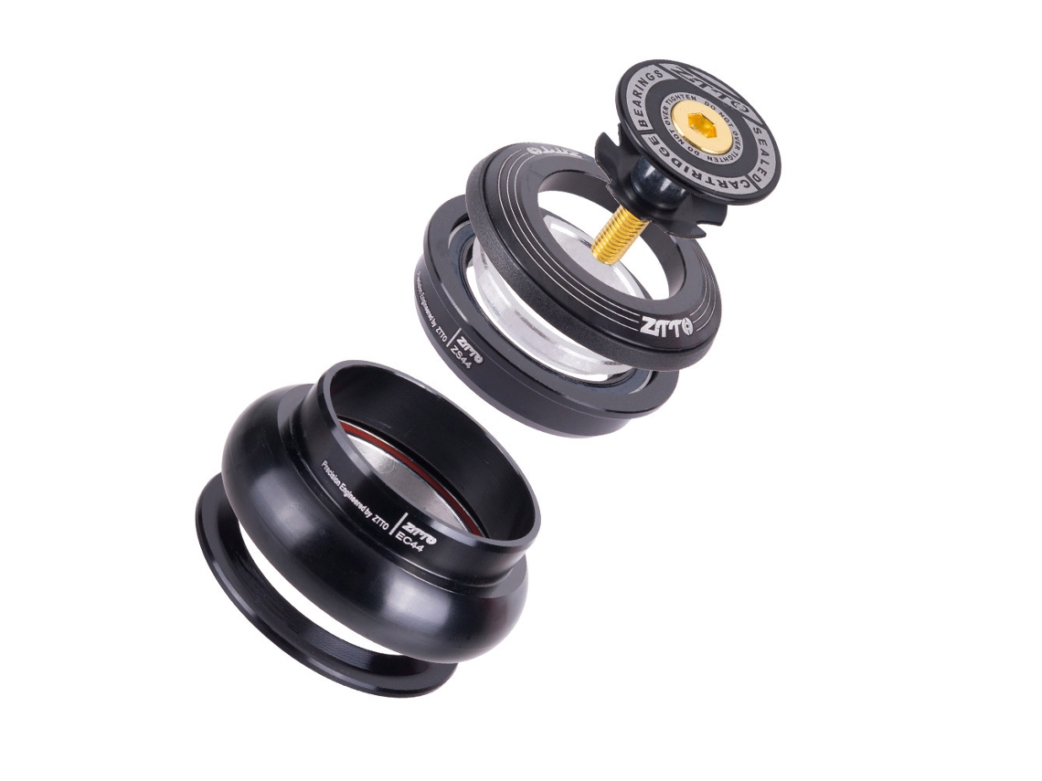 Conjunto De Rolamentos De Cabeçote Para Bicicleta Mountain Bike Com Tubo Cônico Em Alumínio Ztto Zs44