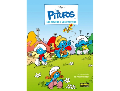 Livro Los Pitufos Y Los Pitufitos de Peyo (Espanhol)