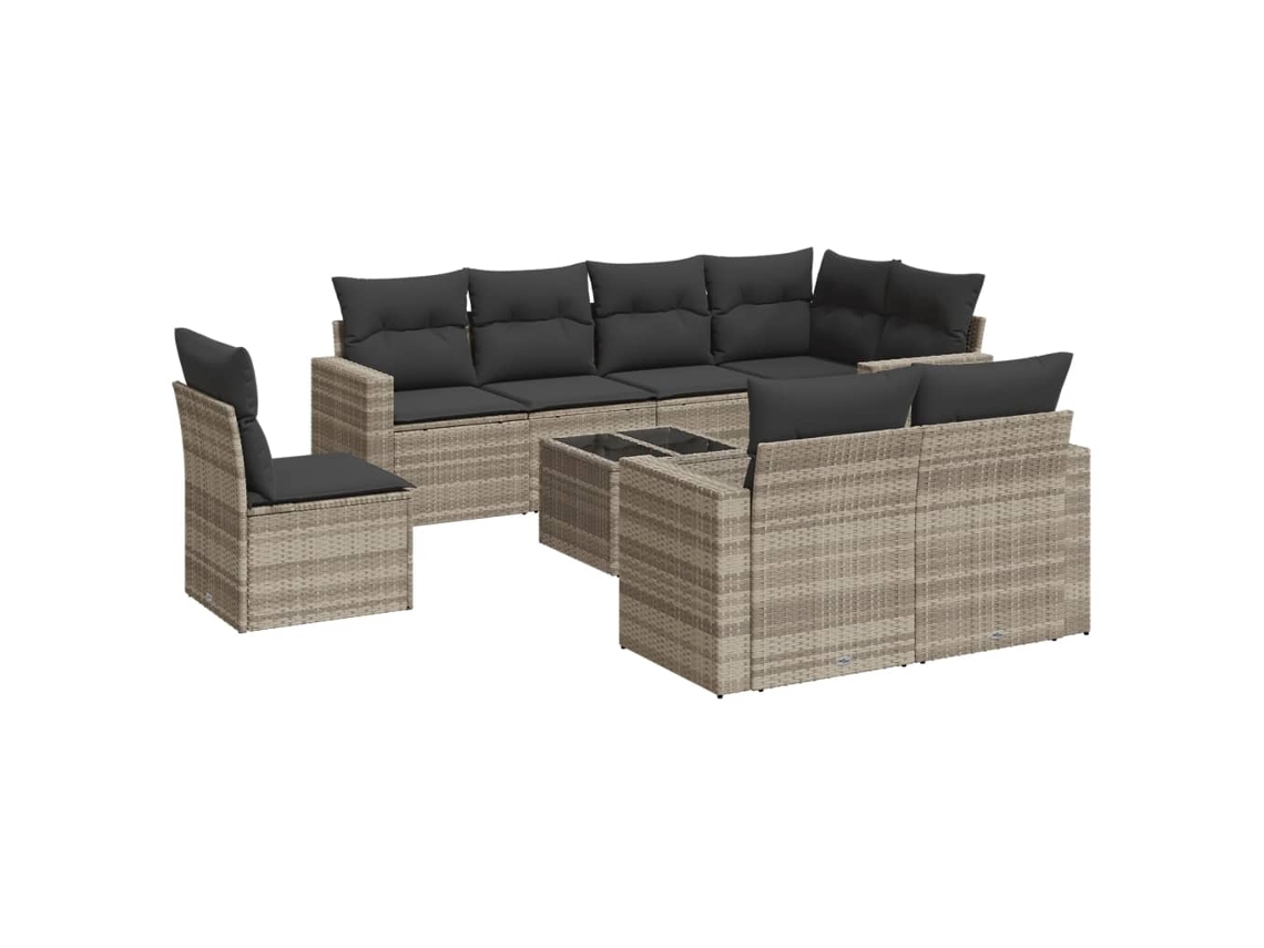 Garden Sofa Set, Garden Sofa Sets Vidaxl Cinzeto Rattan / Vime (n/a)