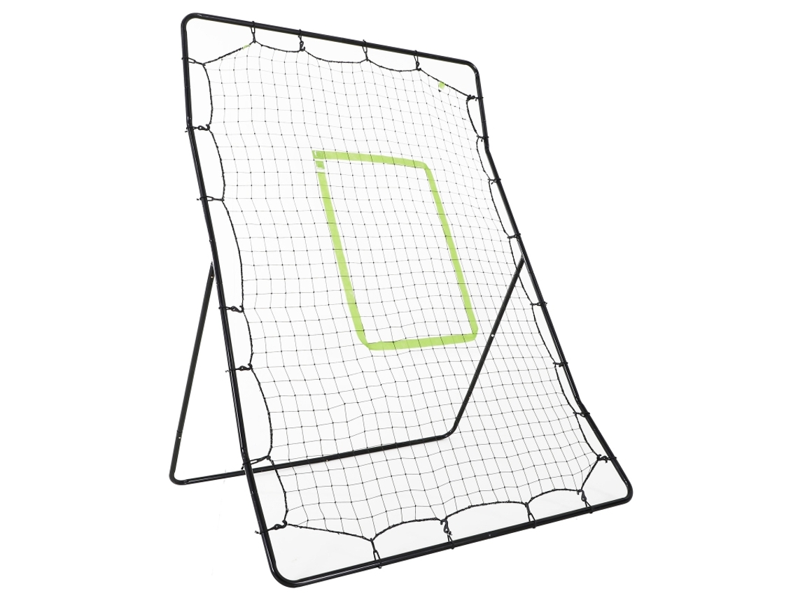 Rede Rebote Beisebol Intempéries Metal Zona Rebatida Verde 174x123x90cm