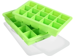 Forma De Gelo Com 15 Compartimentos, Conjunto De 2 Formas Grandes De Silicone Para Gelo