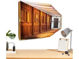 Luminária Noturna Decorativa 3d, Visual A Olho Nu, De Parede Criativa