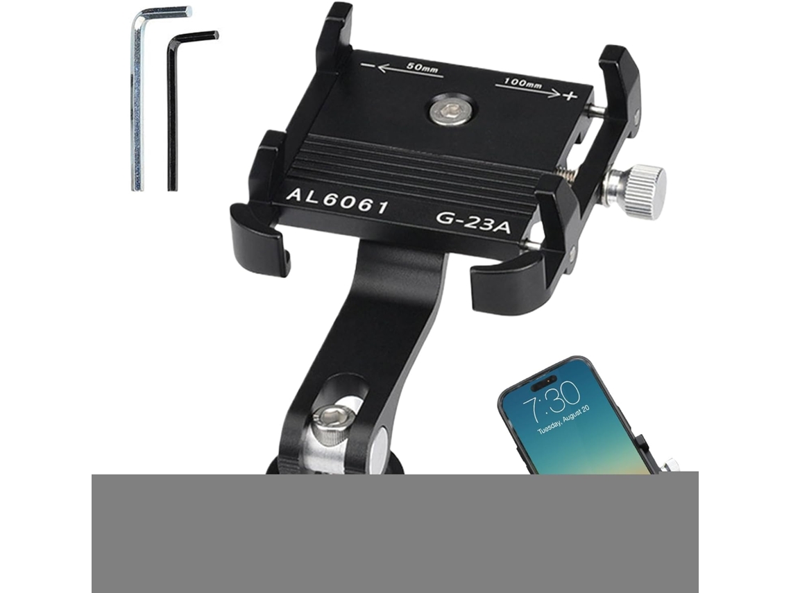 Suporte Ajustável Para Celular Em Alumínio Resistente A Impactos